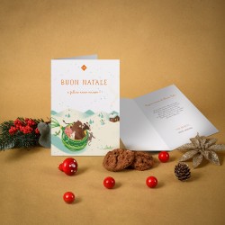 BIGLIETTO D'AUGURI CARTACEO...