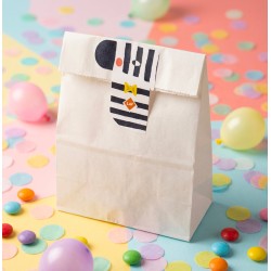 Etichetta chiudi-busta zebra